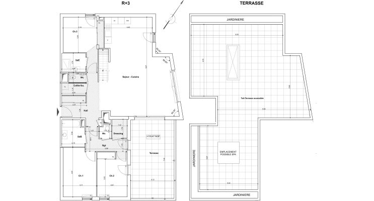 Appartement T De M Me Tage S N O Aix Aix En Provence Ref