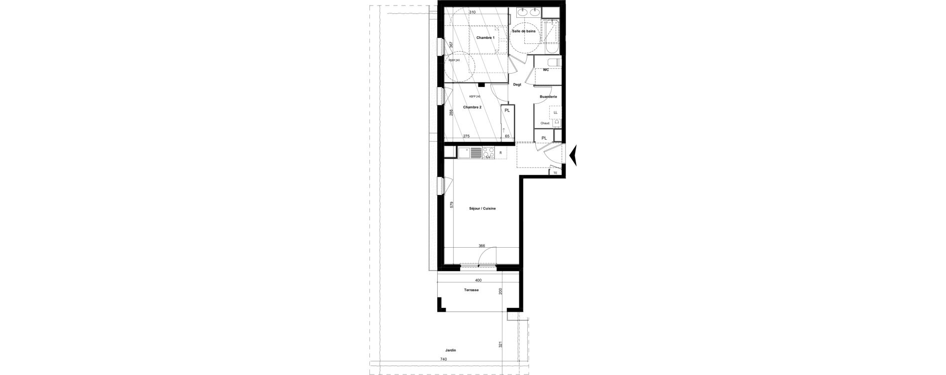 Appartement T3 de 59,75 m2 &agrave; Amb&eacute;rieu-En-Bugey Tiret les allymes