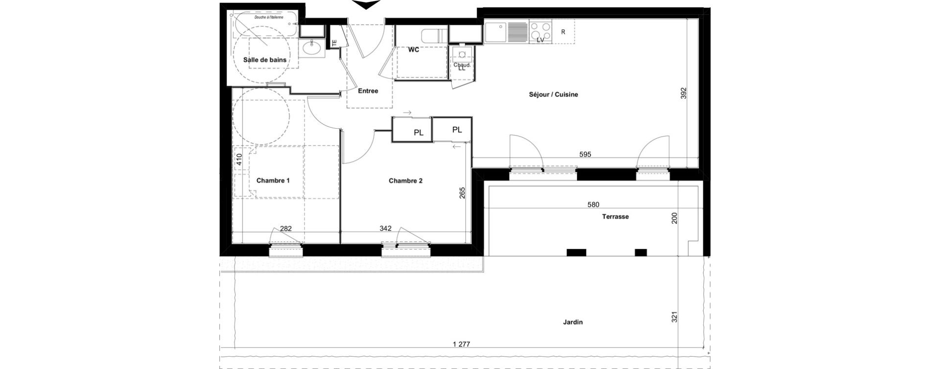 Appartement T3 de 58,77 m2 &agrave; Amb&eacute;rieu-En-Bugey Tiret les allymes