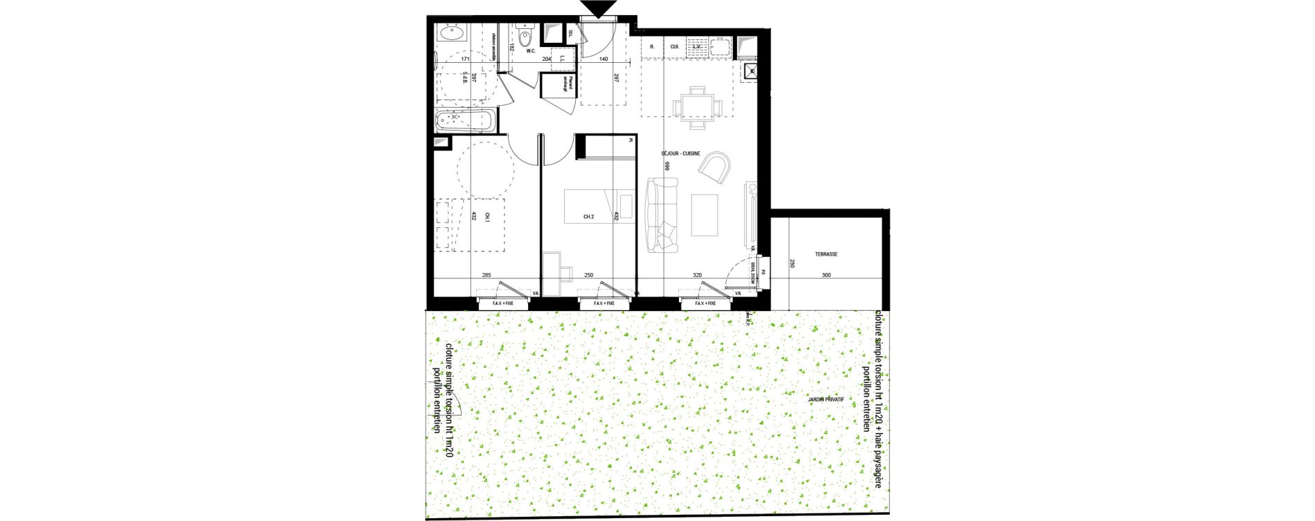 Appartement T3 de 59,70 m2 &agrave; Amb&eacute;rieu-En-Bugey Longeray - gare