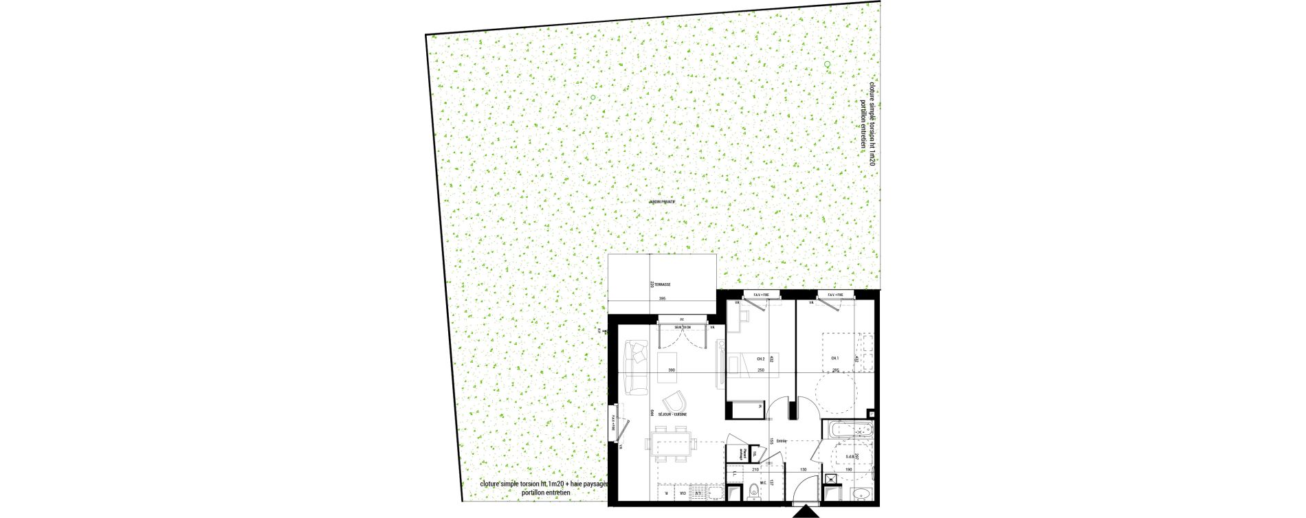 Appartement T3 de 62,35 m2 &agrave; Amb&eacute;rieu-En-Bugey Longeray - gare