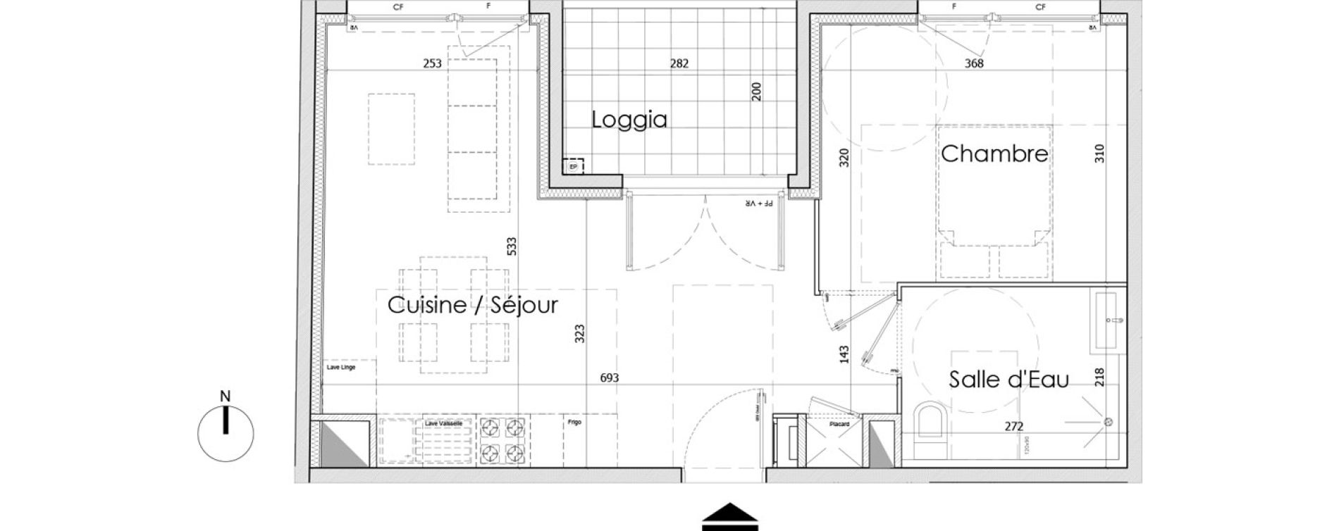 Appartement T2 de 43,00 m2 &agrave; Bourg-En-Bresse Centre