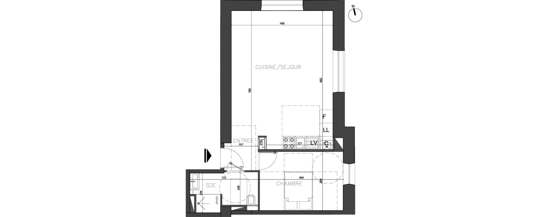 Appartement T2 de 53,20 m2 &agrave; Bourg-En-Bresse Centre