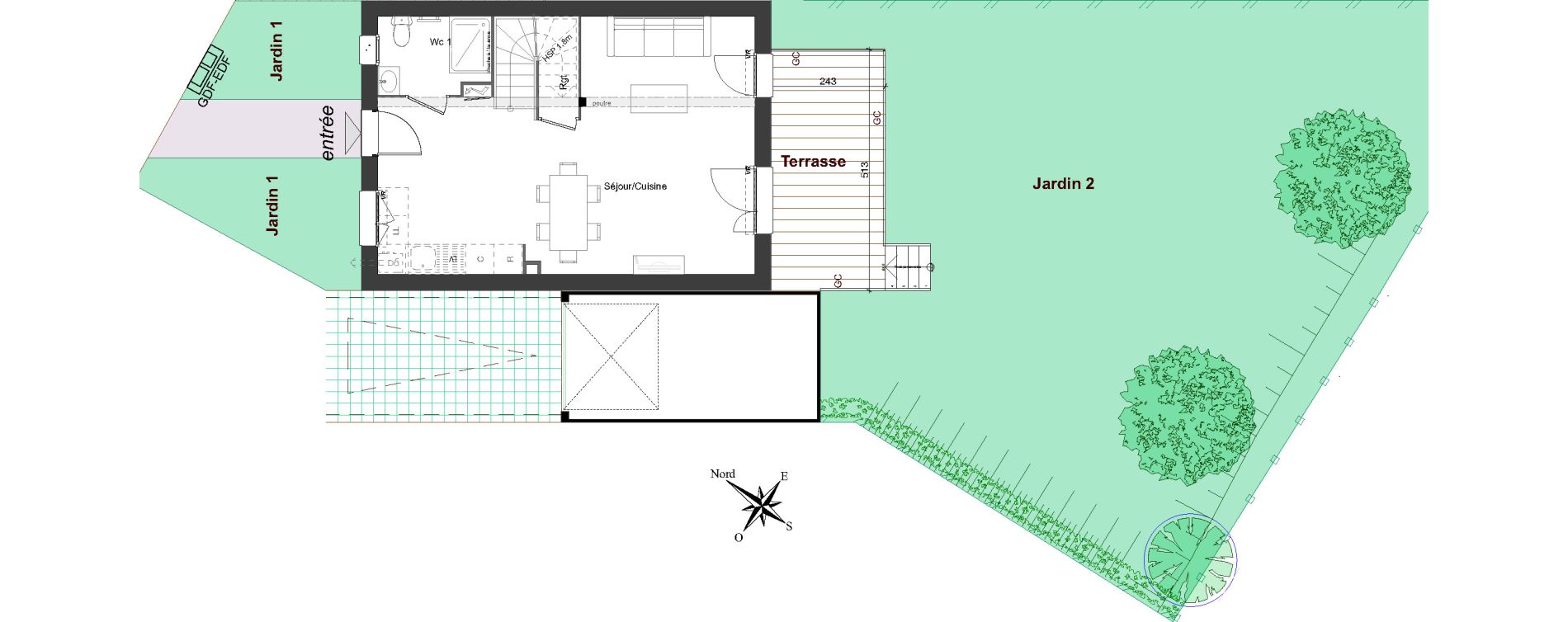 Maison T4 de 80,84 m2 &agrave; Bourg-En-Bresse Centre