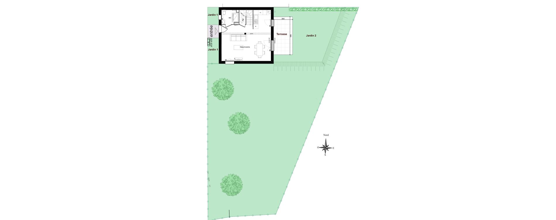 Maison T4 de 80,71 m2 &agrave; Bourg-En-Bresse Centre
