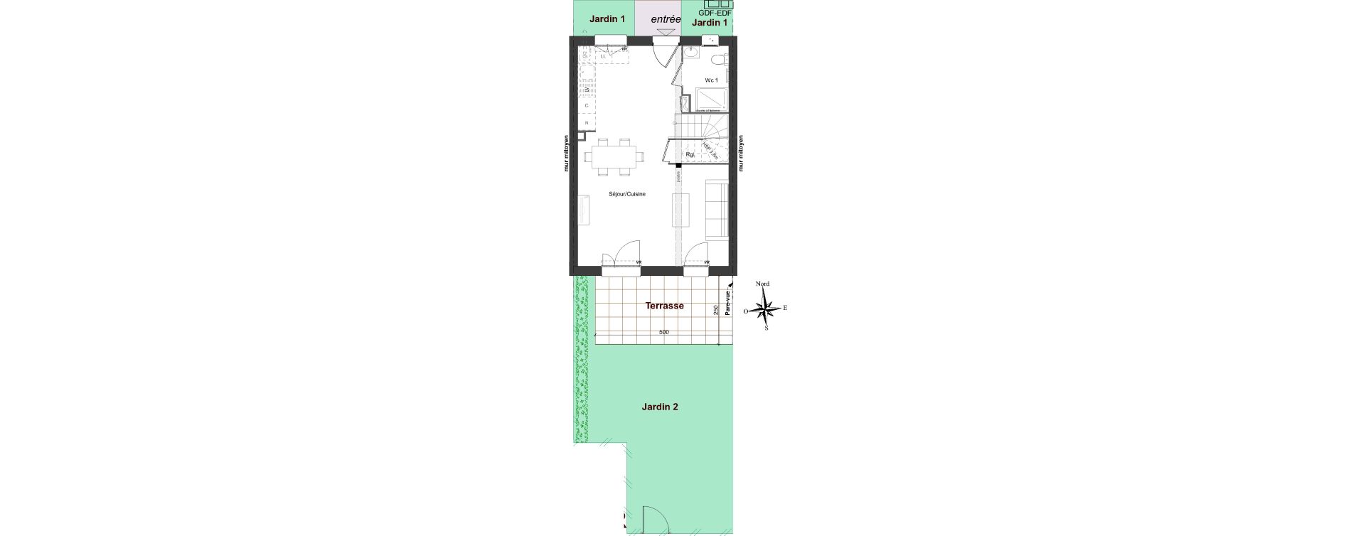 Maison T4 de 80,84 m2 &agrave; Bourg-En-Bresse Centre