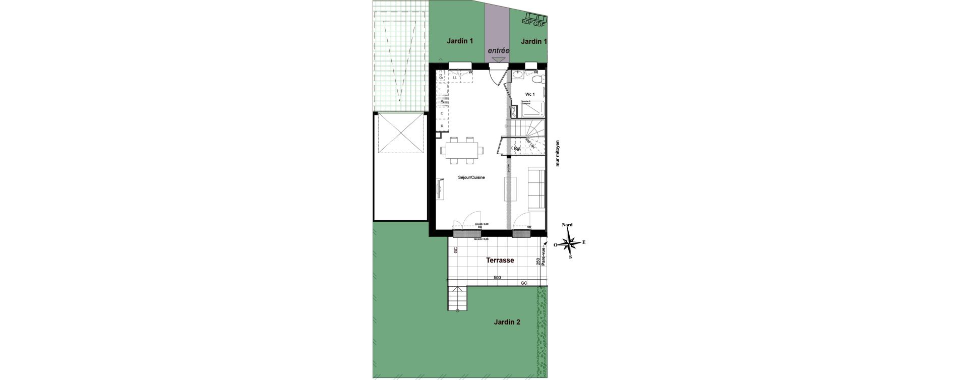 Maison T4 de 80,57 m2 &agrave; Bourg-En-Bresse Centre