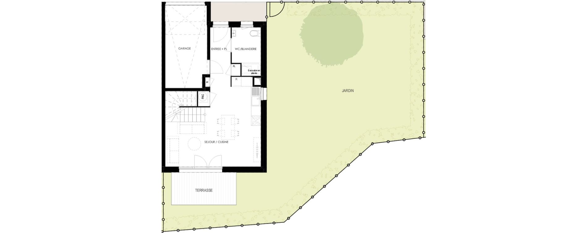 Villa T4 de 80,53 m2 &agrave; Cessy Centre