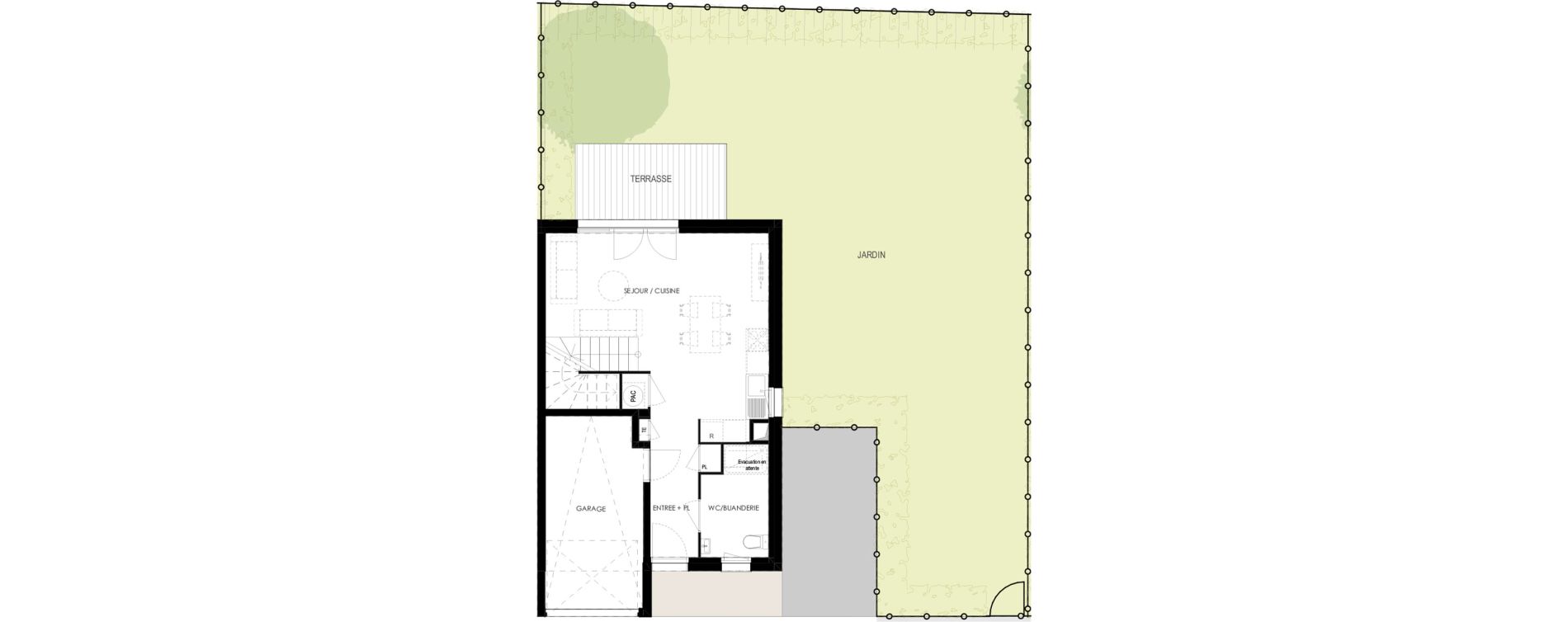 Villa T4 de 80,53 m2 &agrave; Cessy Centre