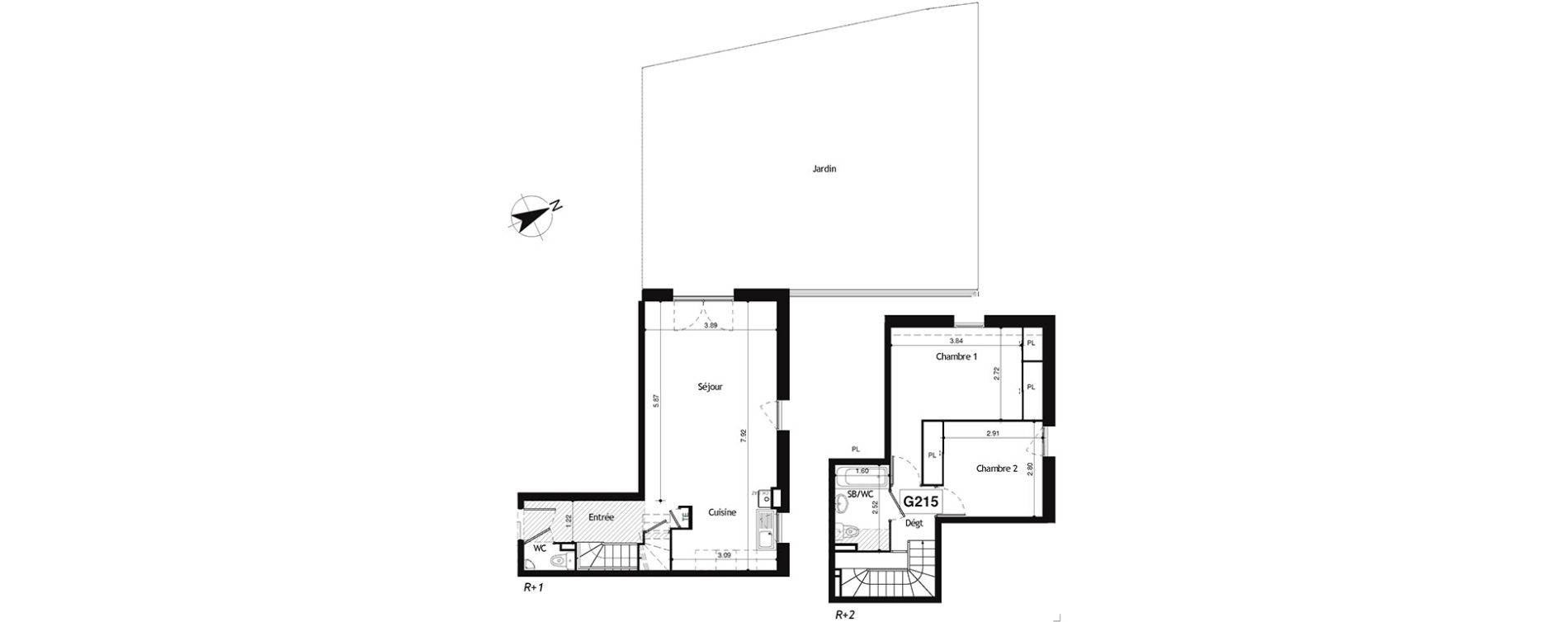 Appartement T3 de 63,32 m2 &agrave; Collonges Centre