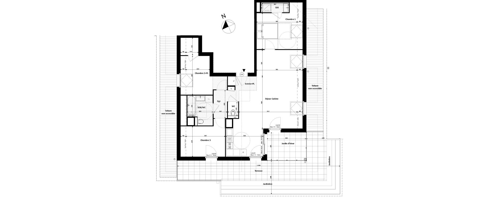 Appartement T4 de 90,12 m2 &agrave; Divonne-Les-Bains Centre