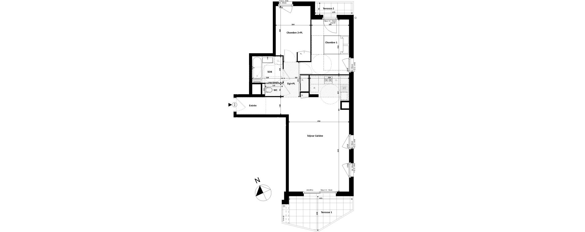 Appartement T3 de 73,29 m2 &agrave; Divonne-Les-Bains Centre