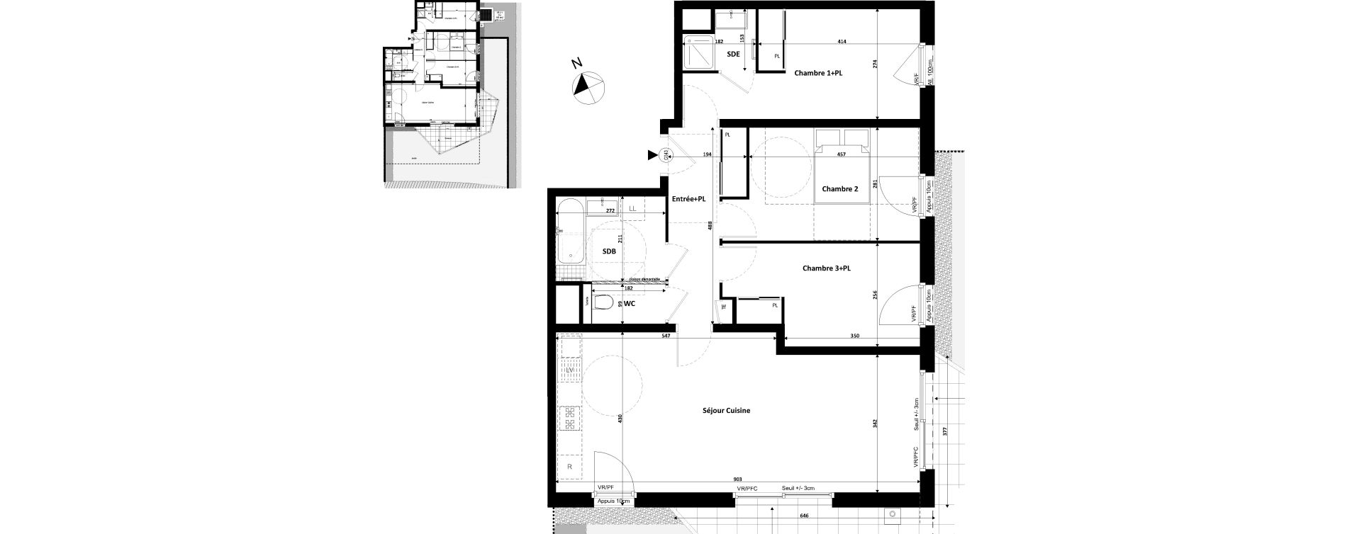Appartement T4 de 88,16 m2 &agrave; Divonne-Les-Bains Centre