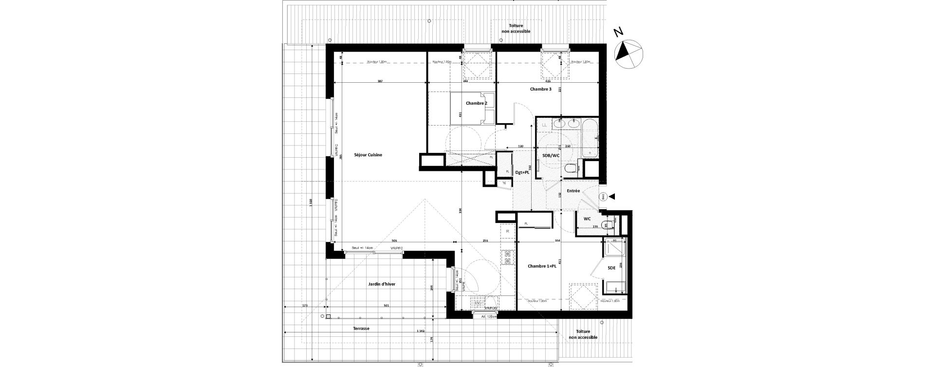Appartement T4 de 100,41 m2 &agrave; Divonne-Les-Bains Centre