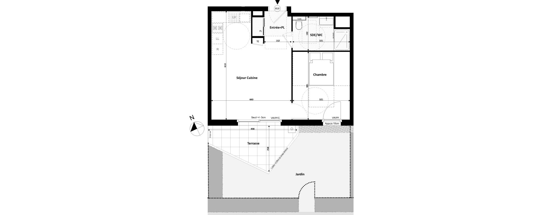 Appartement T2 de 44,26 m2 &agrave; Divonne-Les-Bains Centre