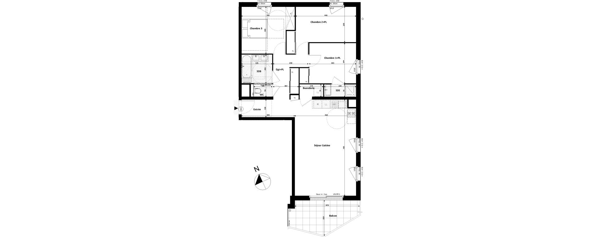 Appartement T4 de 89,12 m2 &agrave; Divonne-Les-Bains Centre