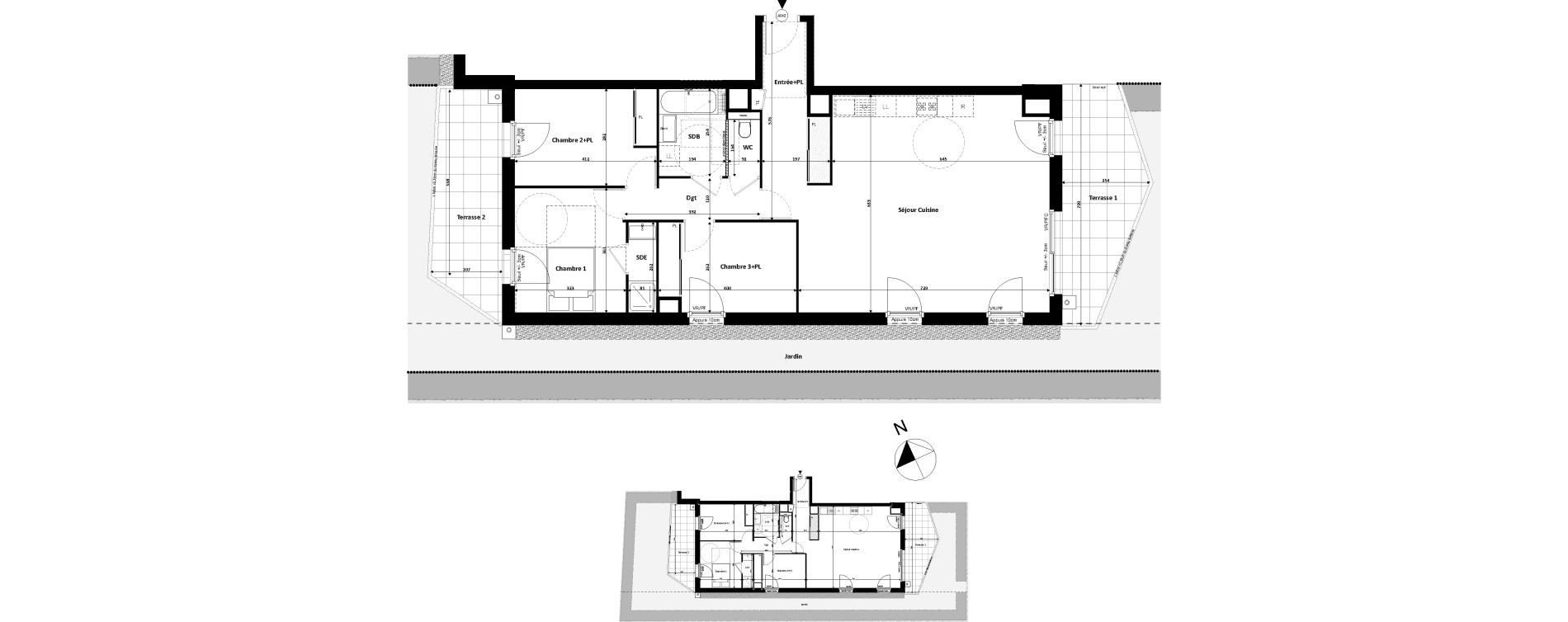 Appartement T4 de 97,85 m2 &agrave; Divonne-Les-Bains Centre