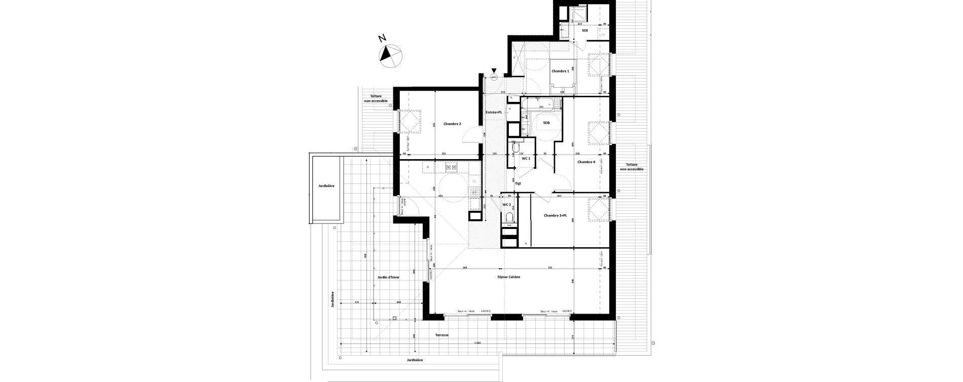 Appartement T5 de 122,00 m2 &agrave; Divonne-Les-Bains Centre