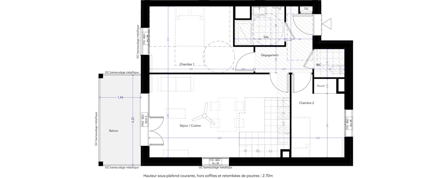 Appartement T3 de 60,19 m2 &agrave; Ferney-Voltaire Centre