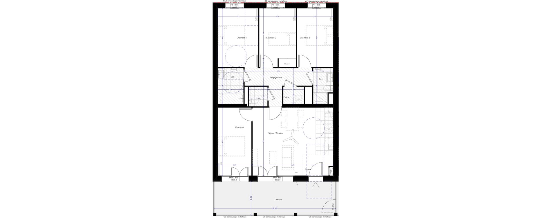 Appartement T5 de 88,00 m2 &agrave; Ferney-Voltaire Centre