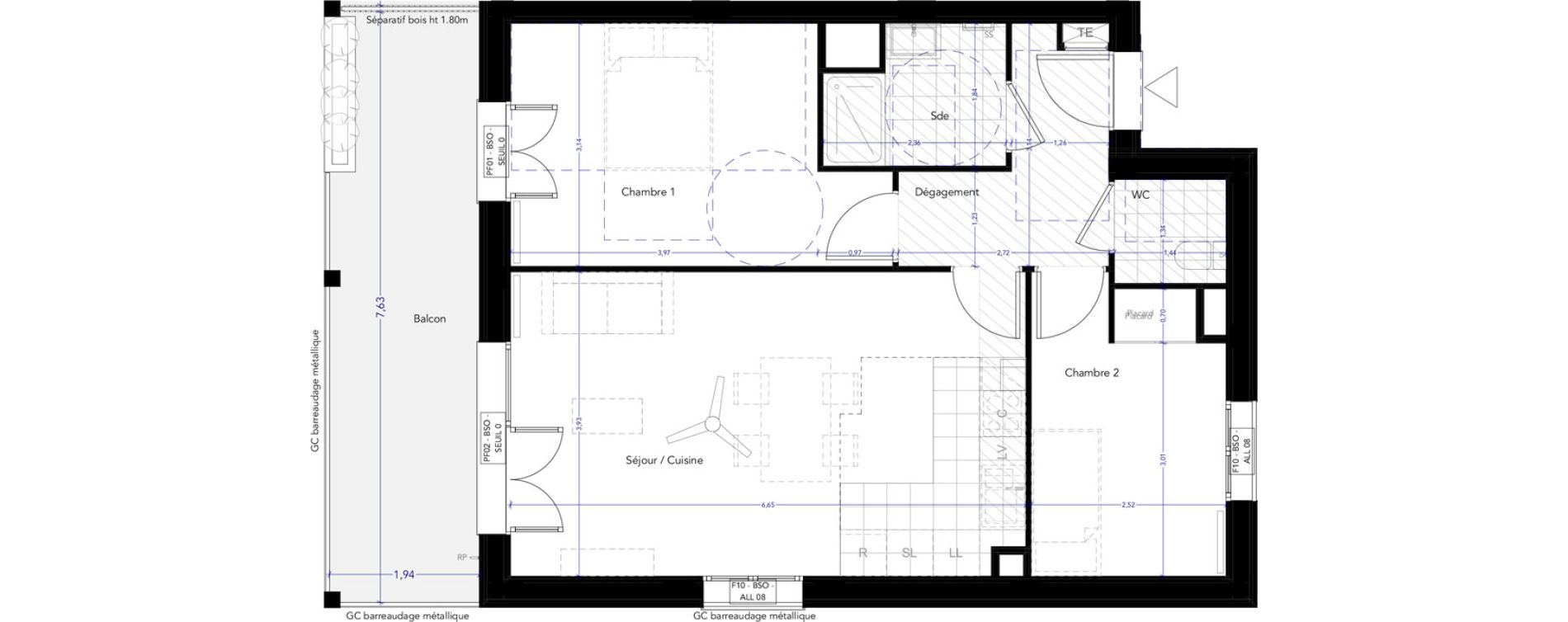 Appartement T3 de 60,20 m2 &agrave; Ferney-Voltaire Centre