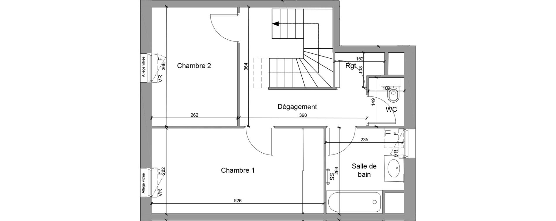 Appartement T3 de 63,30 m2 &agrave; Jassans-Riottier Centre