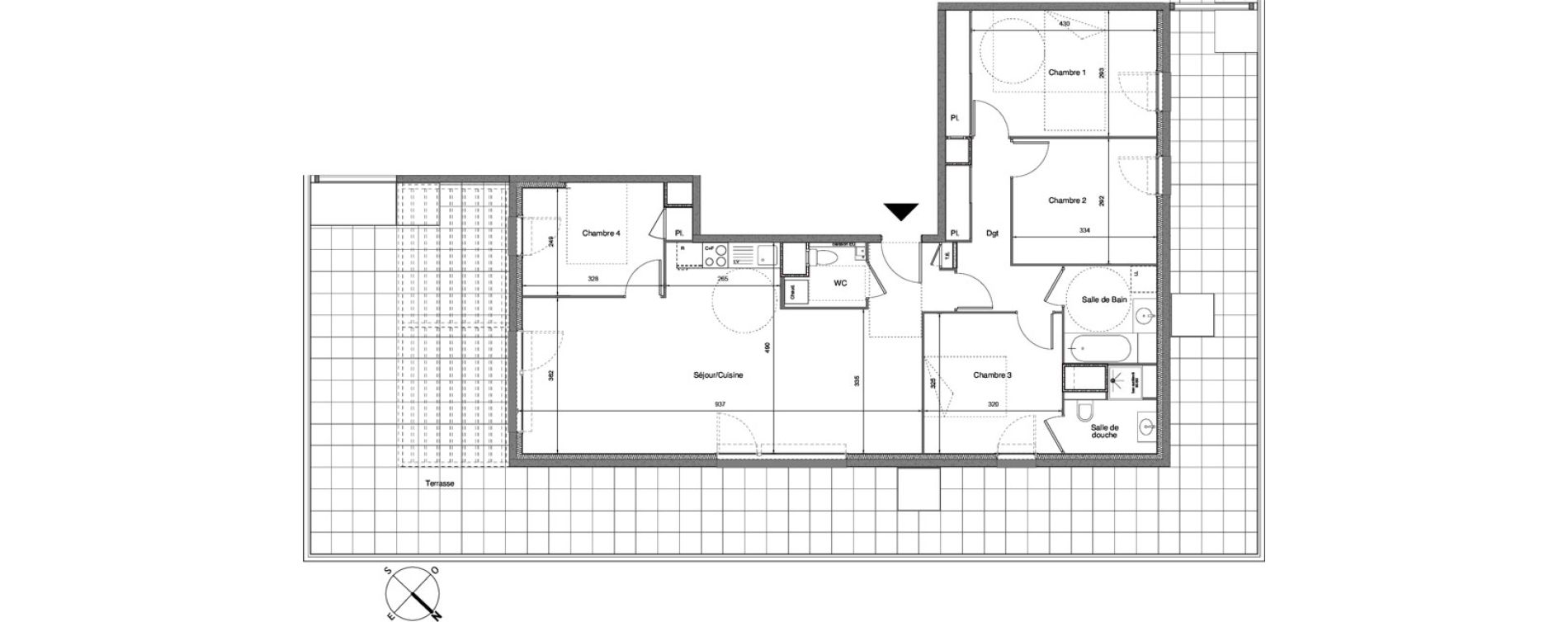 Appartement T5 de 100,00 m2 &agrave; Saint-Genis-Pouilly Centre