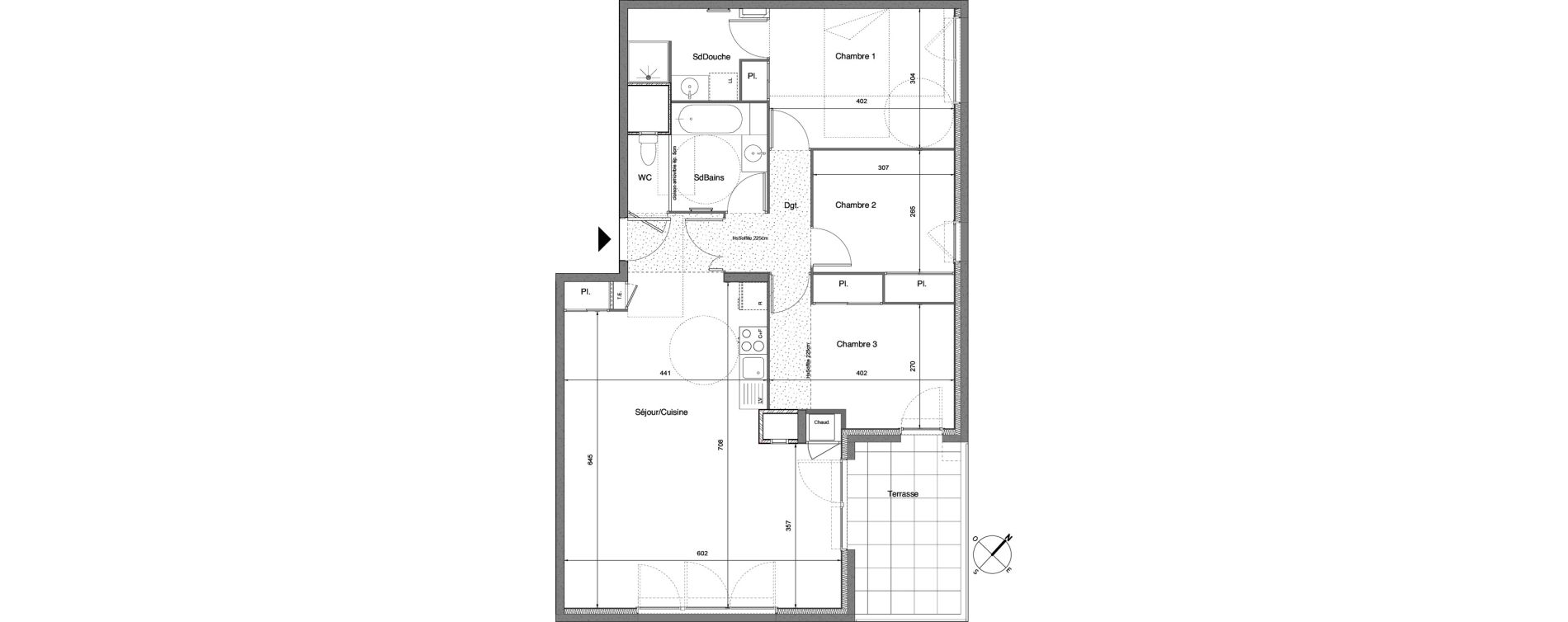 Appartement T4 de 88,75 m2 &agrave; Saint-Genis-Pouilly Centre