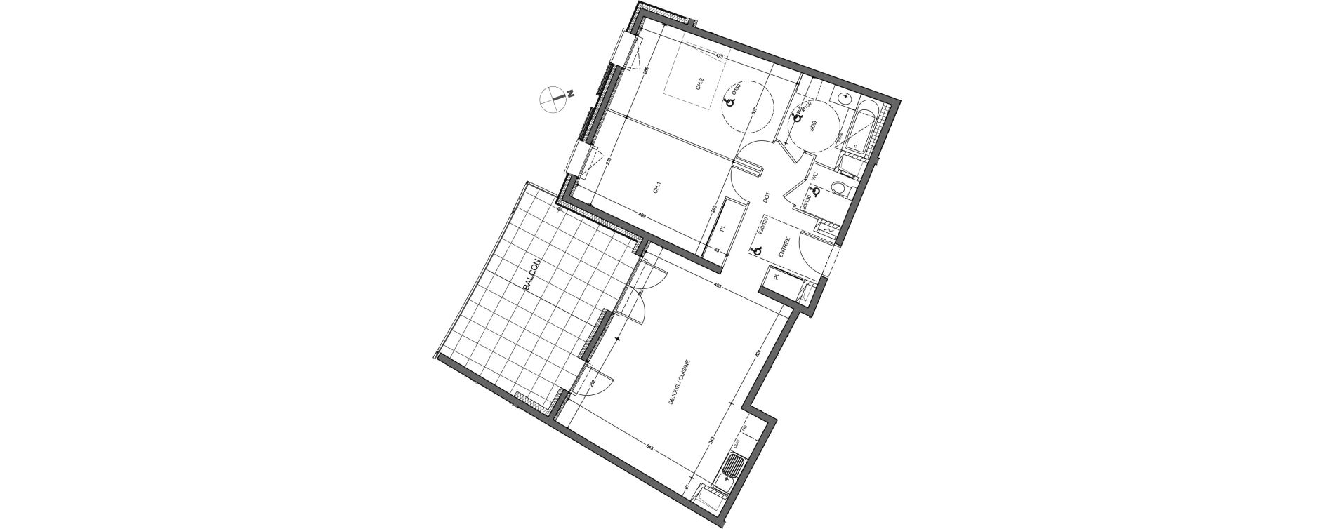 Appartement T3 de 72,53 m2 &agrave; Saint-Genis-Pouilly Porte de france