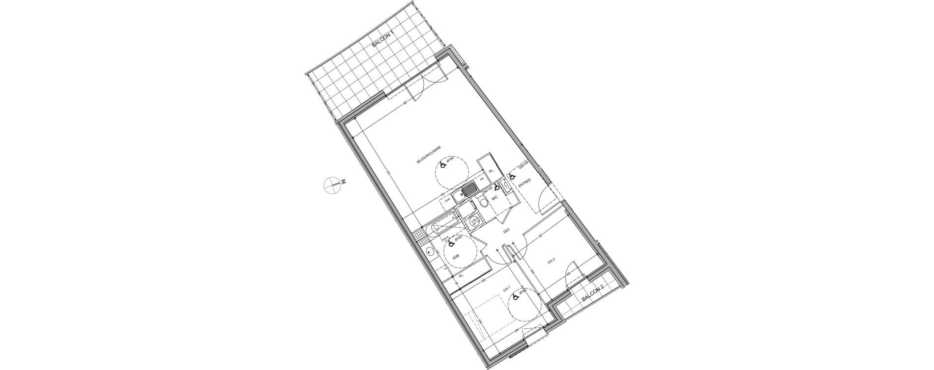Appartement T3 de 72,93 m2 &agrave; Saint-Genis-Pouilly Porte de france