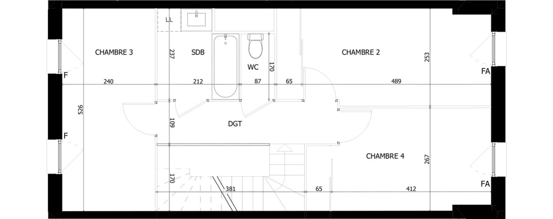 Appartement T5 de 102,25 m2 &agrave; Valence Dame blanche