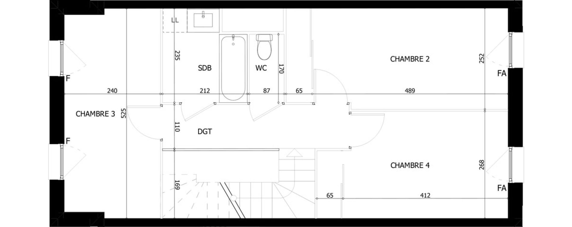 Appartement T5 de 102,32 m2 &agrave; Valence Dame blanche