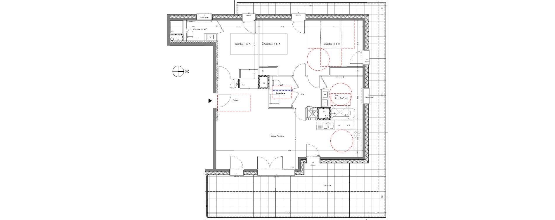 Appartement T4 de 95,32 m2 &agrave; Allonzier-La-Caille Centre