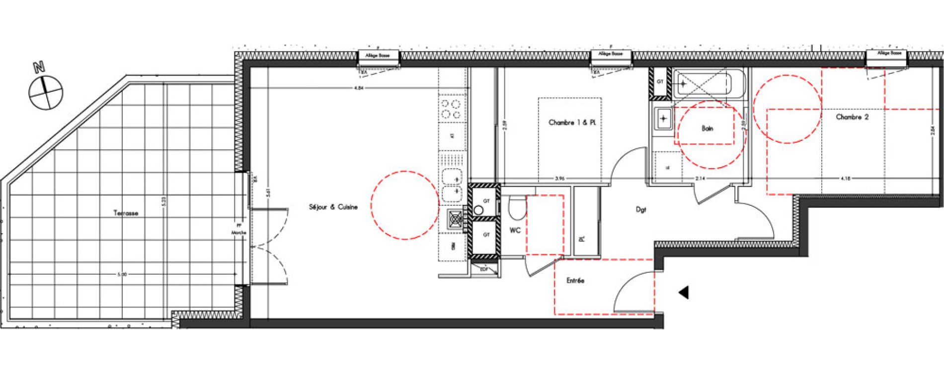 Appartement T3 de 68,23 m2 &agrave; Allonzier-La-Caille Centre