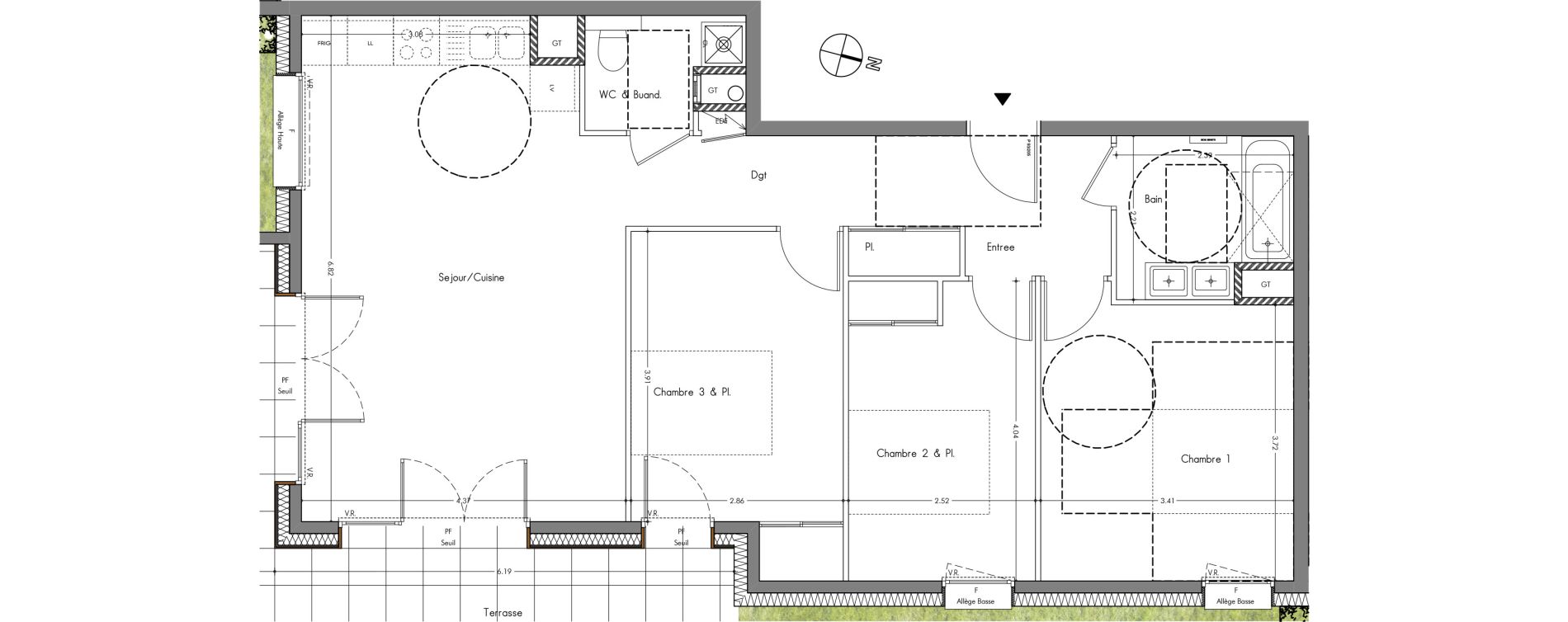 Appartement T4 de 81,36 m2 &agrave; Allonzier-La-Caille Centre