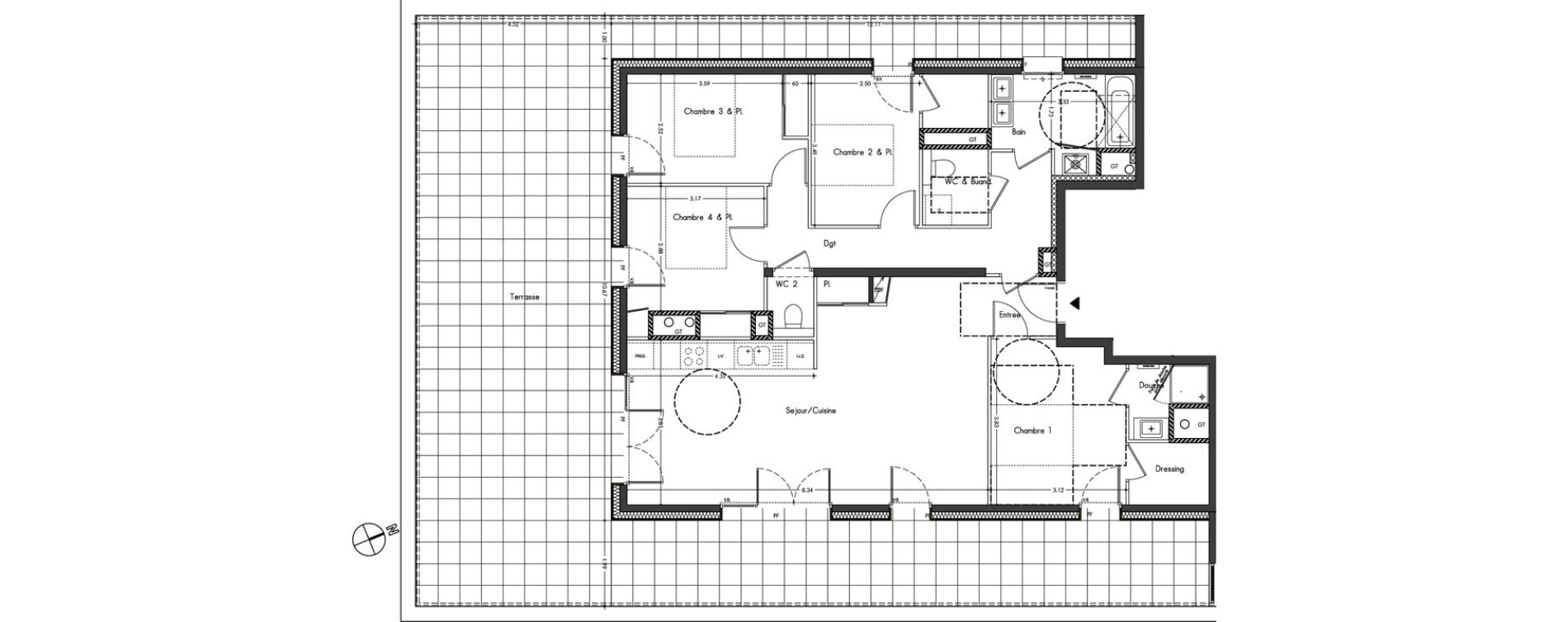 Appartement T5 de 106,95 m2 &agrave; Allonzier-La-Caille Centre