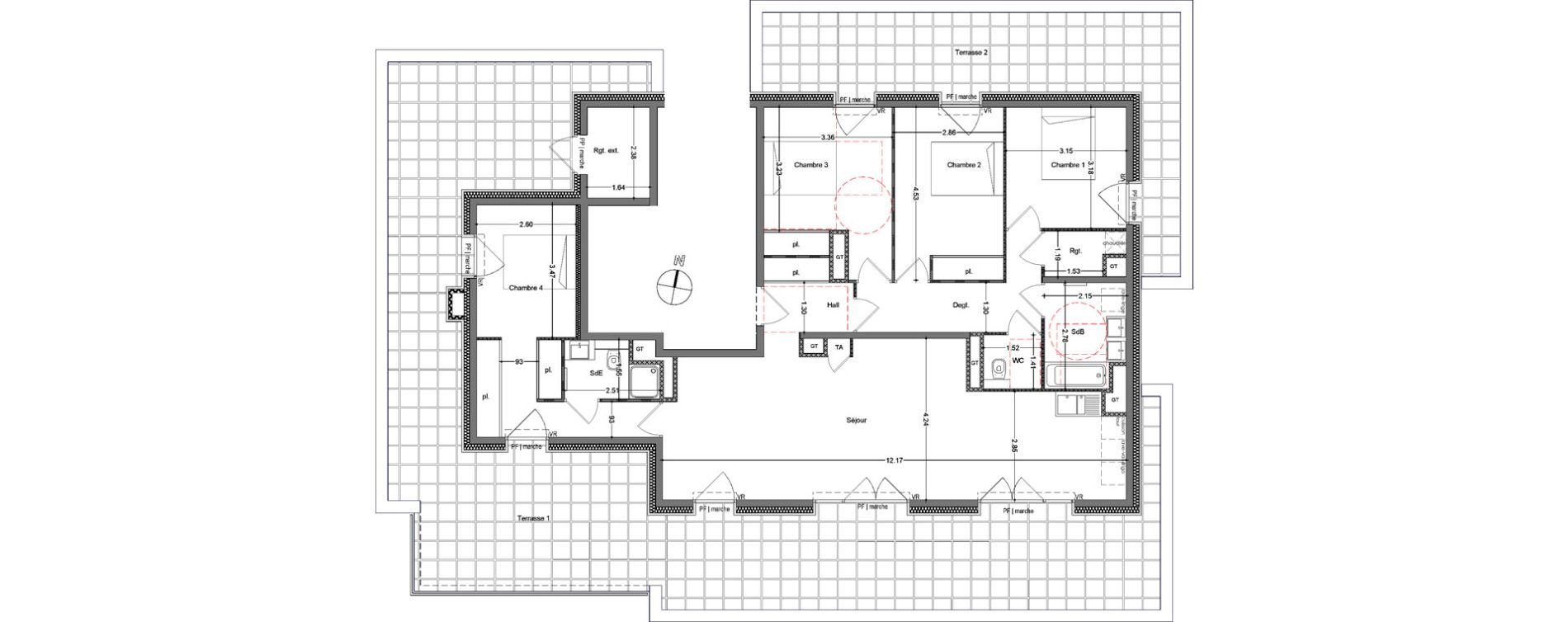 Appartement T5 de 121,69 m2 &agrave; Allonzier-La-Caille Centre