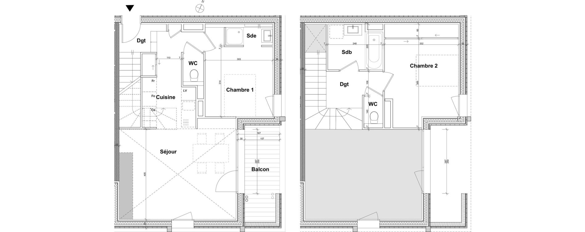 Appartement T3 de 71,67 m2 &agrave; Ambilly Etoile