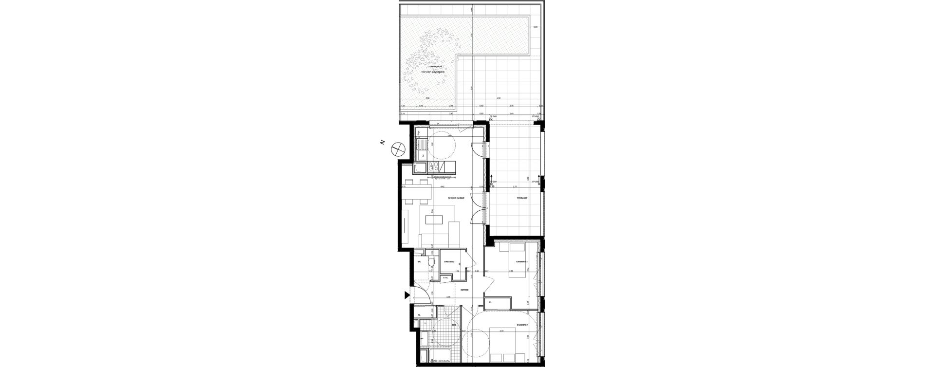 Appartement T3 de 65,24 m2 &agrave; Ambilly Centre