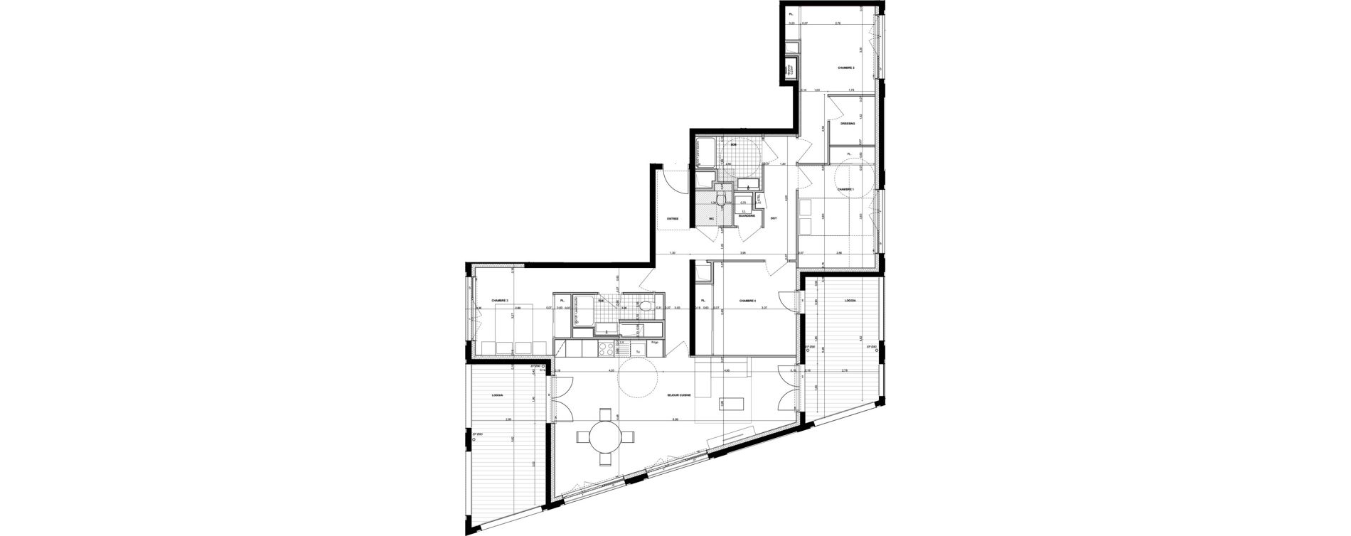 Appartement T5 de 118,91 m2 &agrave; Ambilly Centre