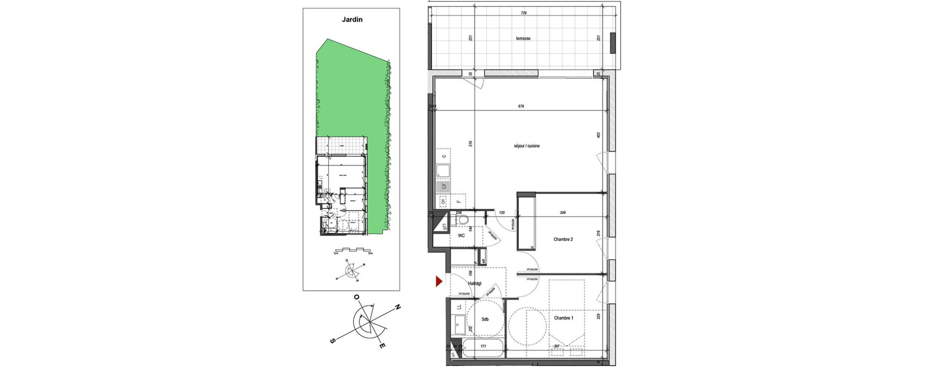 Appartement T3 de 70,20 m2 &agrave; Annecy-Le-Vieux Centre
