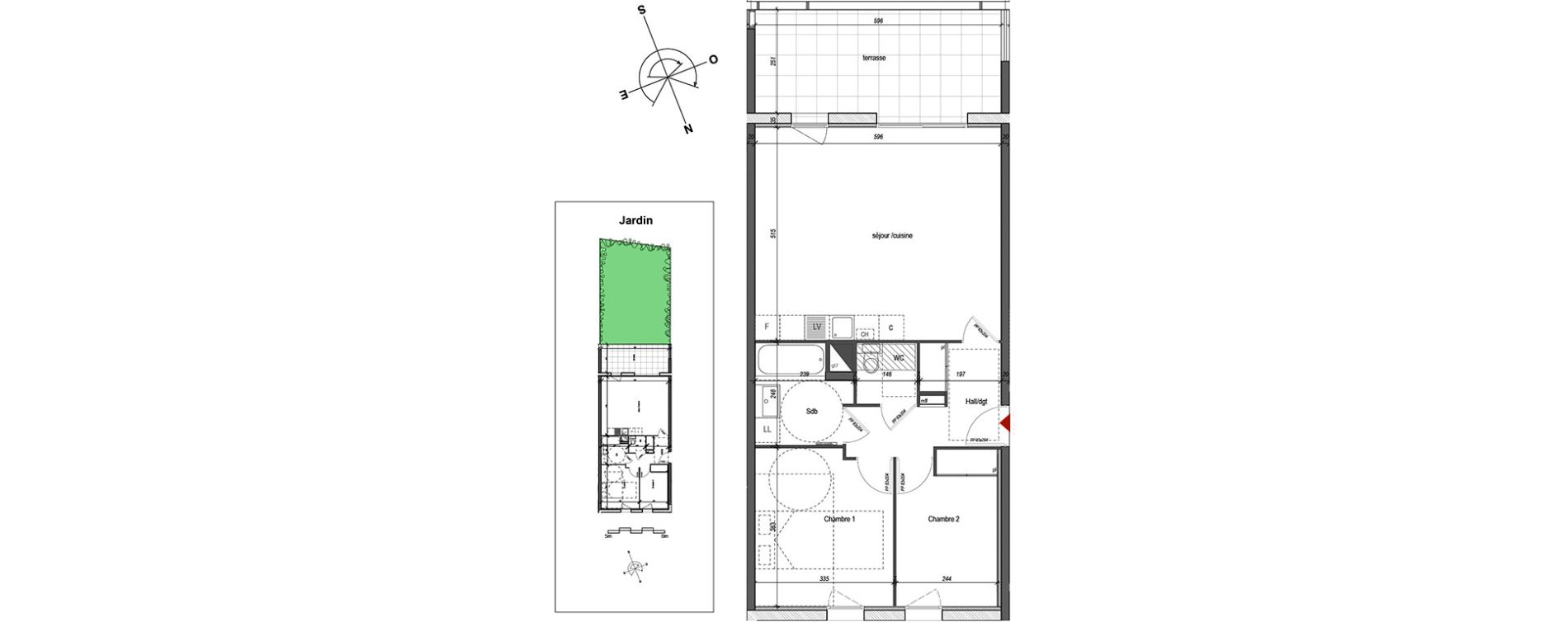 Appartement T3 de 66,30 m2 &agrave; Annecy-Le-Vieux Centre