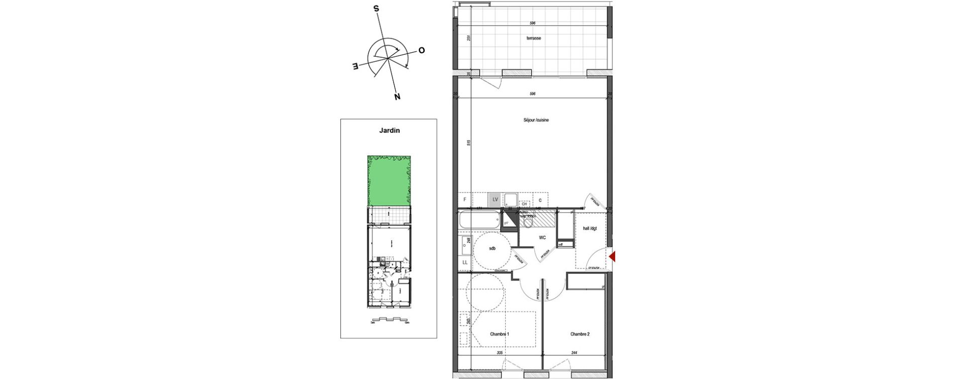 Appartement T3 de 66,50 m2 &agrave; Annecy-Le-Vieux Centre