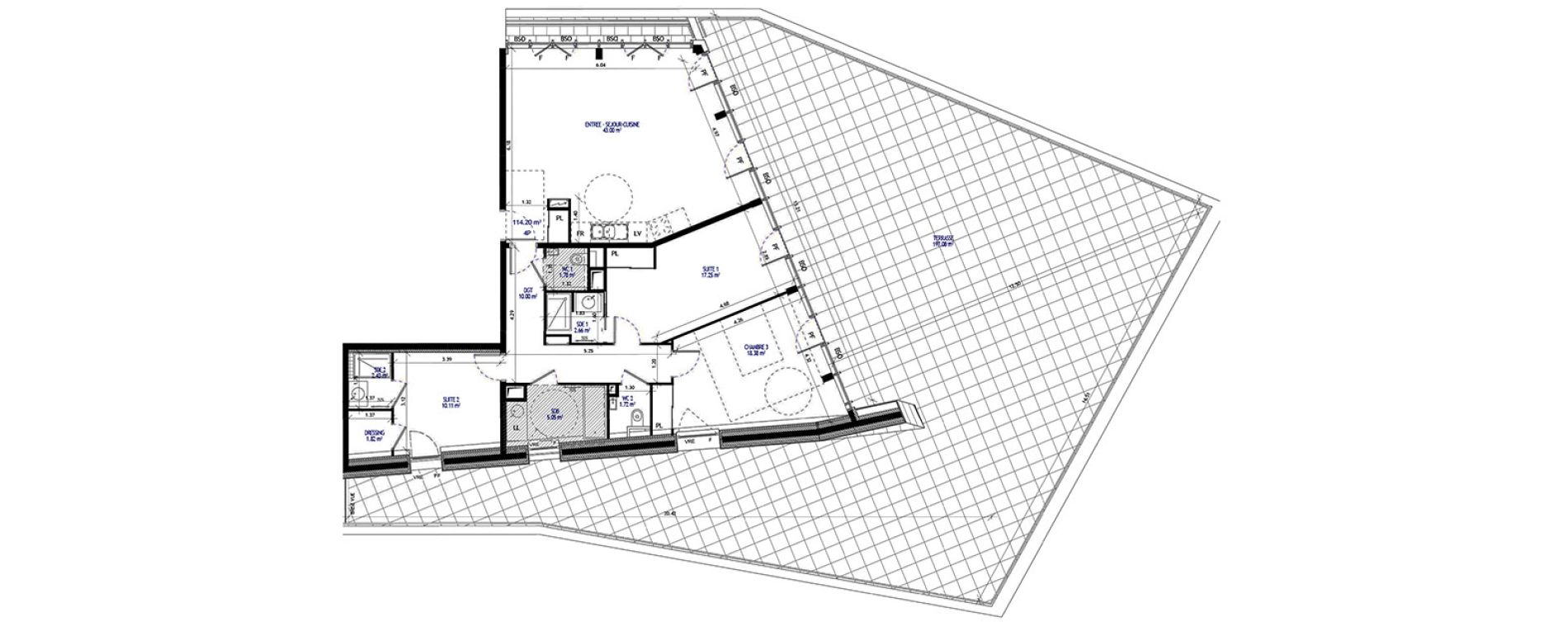 Appartement T4 de 114,20 m2 &agrave; Annecy Tresums