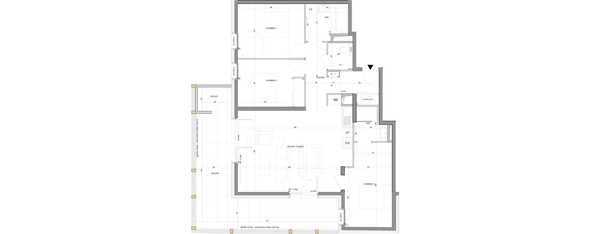 Appartement T4 de 83,52 m2 &agrave; Annecy Centre ville - vieille ville - marquisats