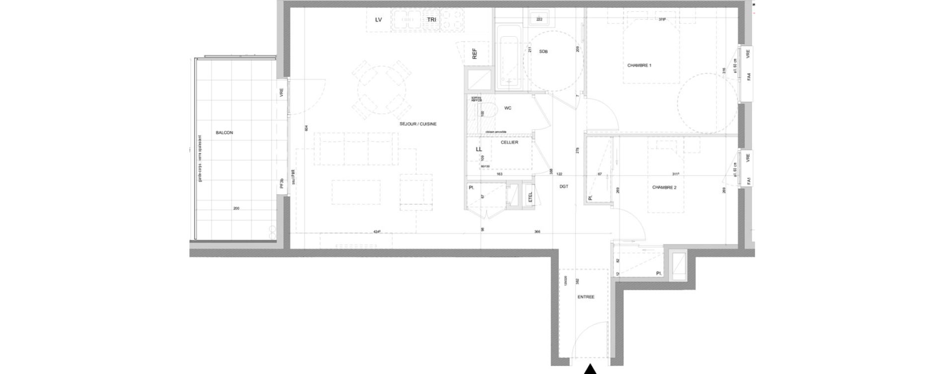 Appartement T3 de 68,65 m2 &agrave; Annecy Centre ville - vieille ville - marquisats
