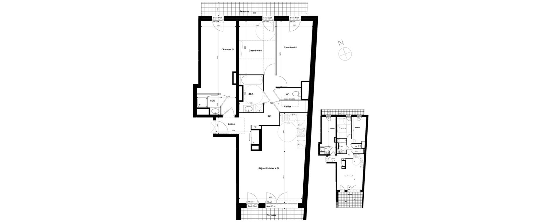 Appartement T4 de 91,50 m2 &agrave; Annemasse Centre