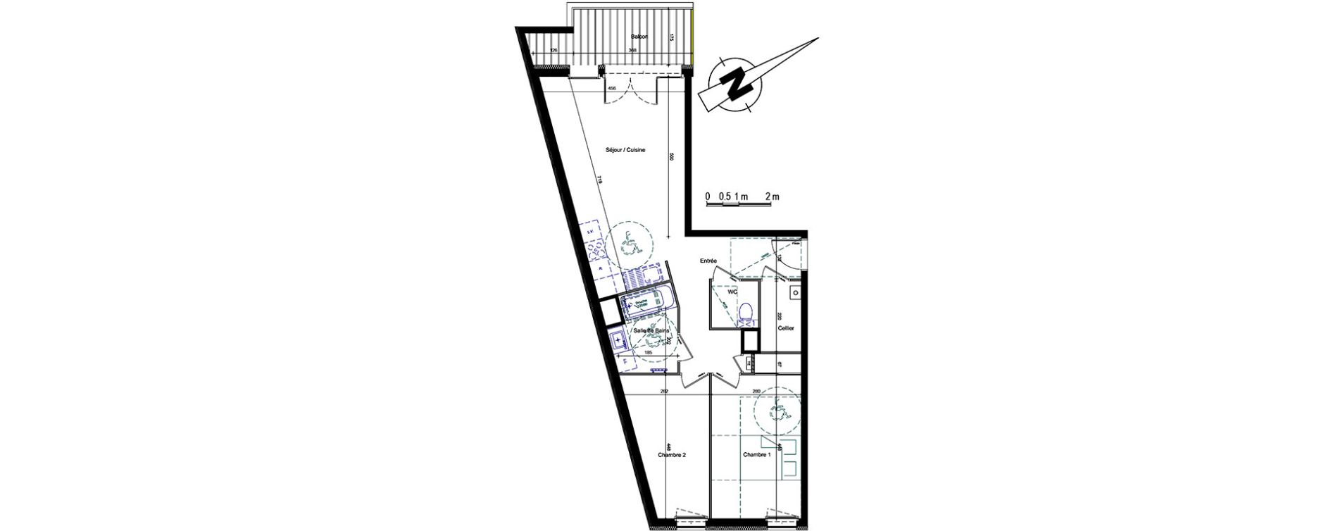 Appartement T3 de 66,41 m2 &agrave; Annemasse Centre