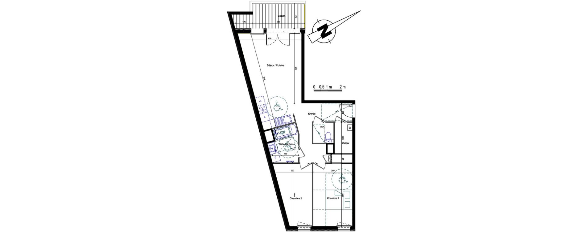 Appartement T3 de 66,41 m2 &agrave; Annemasse Centre