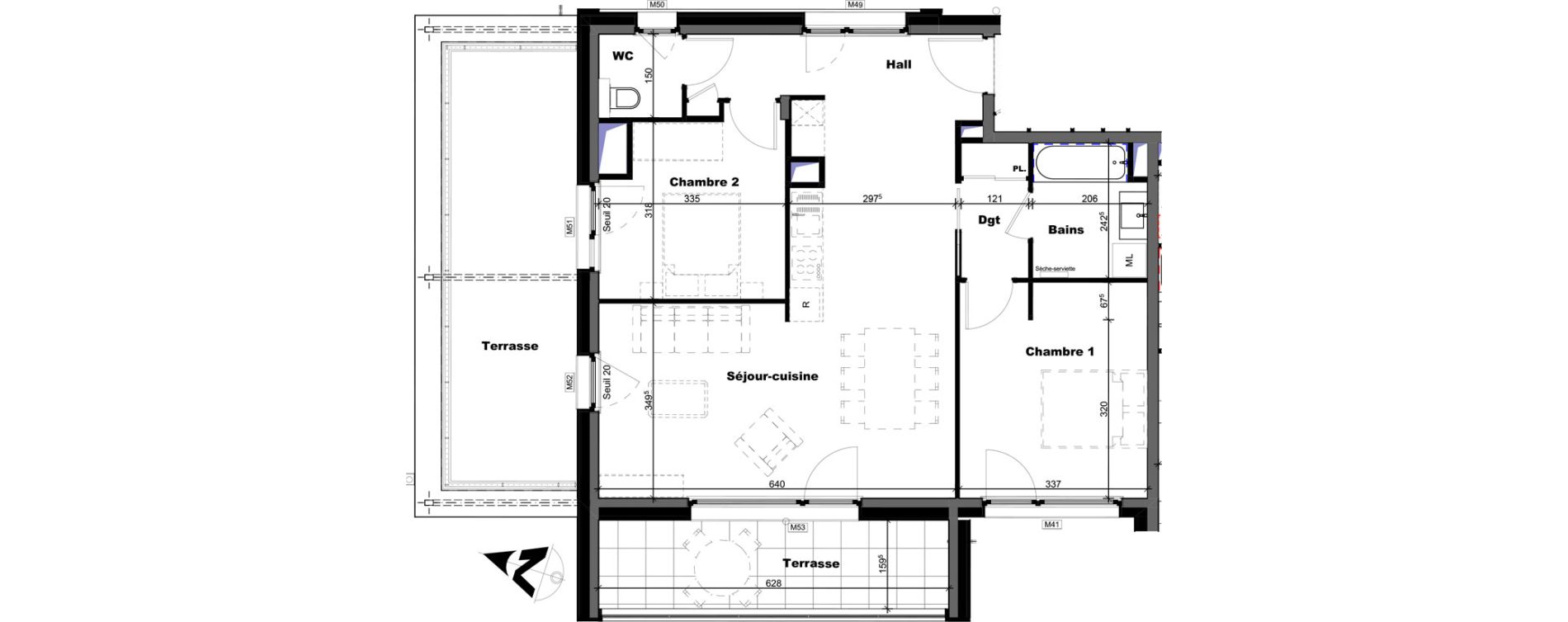 Appartement T3 de 72,52 m2 &agrave; Annemasse Centre